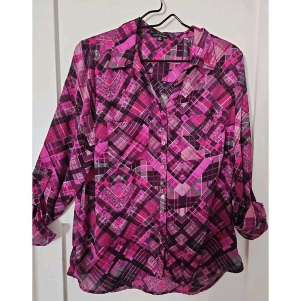 Women's Notations Blouse Size Medium‎